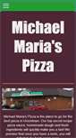 Mobile Screenshot of michaelmariaspizza.com